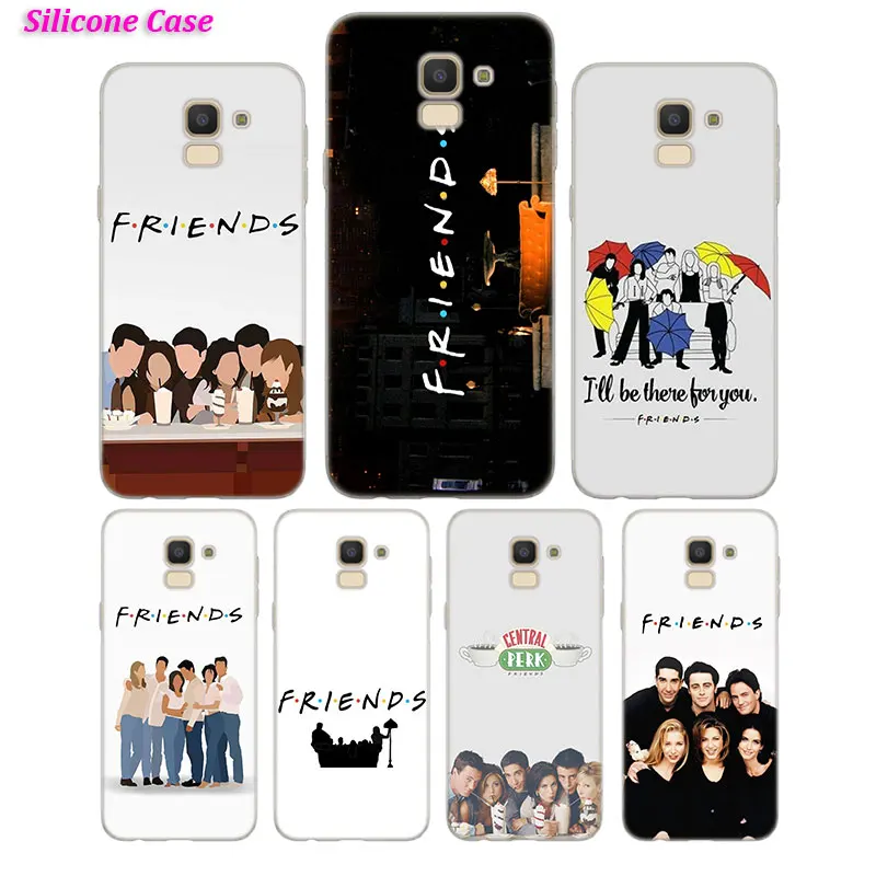 

Silicone Phone Case Friends TV Door for Samsung Galaxy j8 j7 j6 j5 j4 j3 Plus Prime 2018 2017 2016 Cover