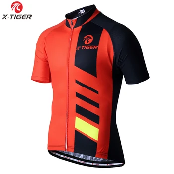 

2020 X-TIGER Brand Men's Cycling Jersey Quick-Dry Mountain Bike Sportswear Short Sleeve Bicycle Clothing Cycling Clothes