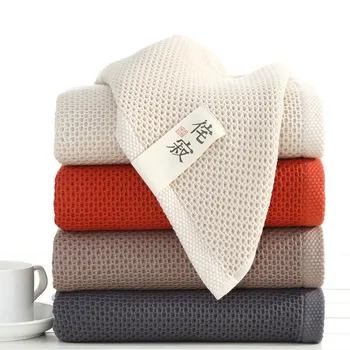 

70x140cm Elegant Absorbent 100% Cotton Towel High Quality Solid Color Soft Comfortable Quick Dry Bathroom Bath Towels For Adult