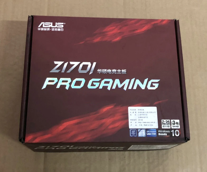 Новинка в коробке ASUS Z170I PRO игровая ITX мини Карта Супер звуковая карта 17*17 см |