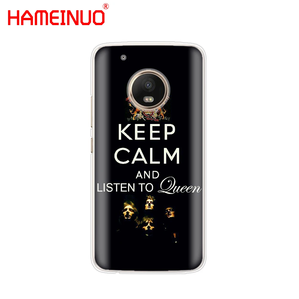 HAMEINUO Queen Rock Group чехол для телефона Motorola Moto X4 C G6 G5 G5S G4 Z2 Z3 PLAY PLUS|Бамперы| |