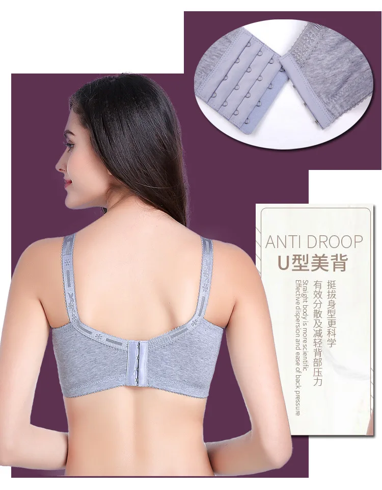Maternity Women Bras Nursing Bra Cotton Front Button Bra For Pregnant Women Breast Feeding Underwear Breastfeeding Clothes