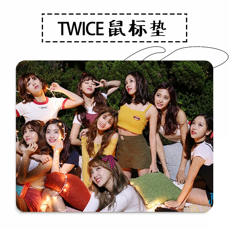 Mykpop Twice Likey Rubber Mouse Durable Desktop Mousepad 26x21cm Kpop Fans Collection Sa Action Figures Aliexpress