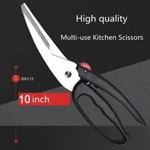 Envío Libre QWS Mariscos Carne Hogar Multifuncional Tijeras de Hueso de Pollo tijeras de Hueso de Pescado Alambre De Corte De Papel Tijeras
