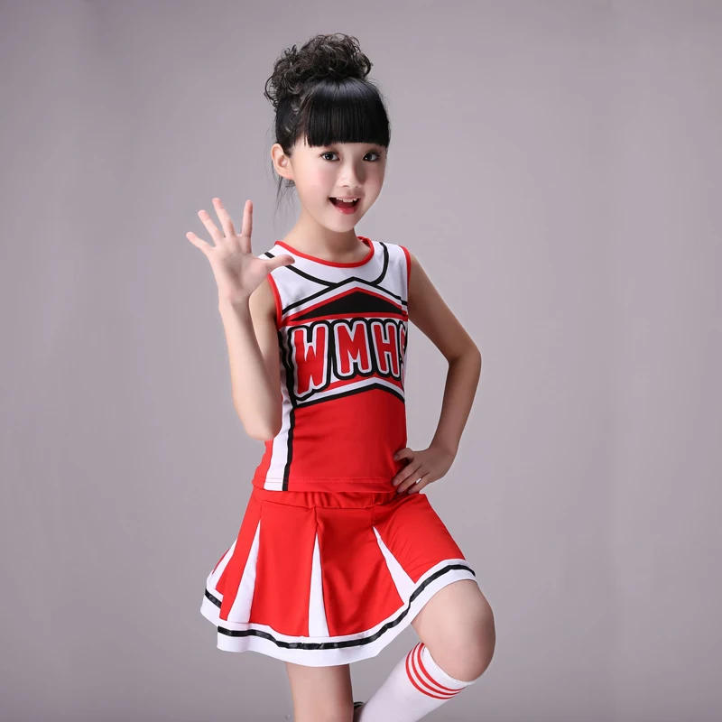 مع 2 قطع بوم بومس المشجع أكمام الفتيات ملابس رقص المشجع زي الحديثة أزياء رقص الاطفال المشجع و costum مع 2 قطع بوم بومس المشجع أكمام الفتيات ملابس رقص المشجع زي الحديثة أزياء رقص الاطفال المشجع و costum