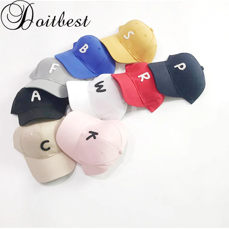 

Doitbest 2 to 7 Years old Spring Children Baseball Cap Boy Girls Embroidery letters Snapback adjustable Kid Hip Hop Hat Sun cap