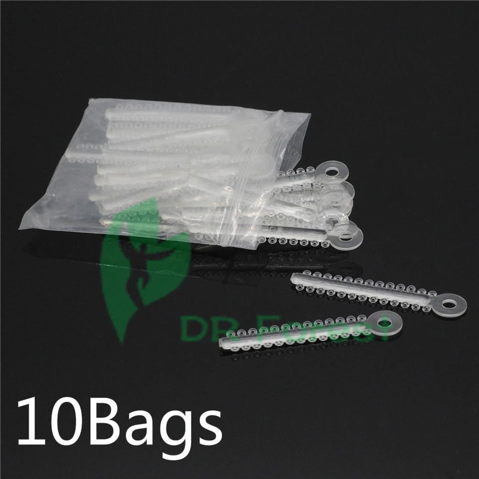 

10Bags High Quality Dental Orthodontics Elastic Elastomeric Ligature Ties