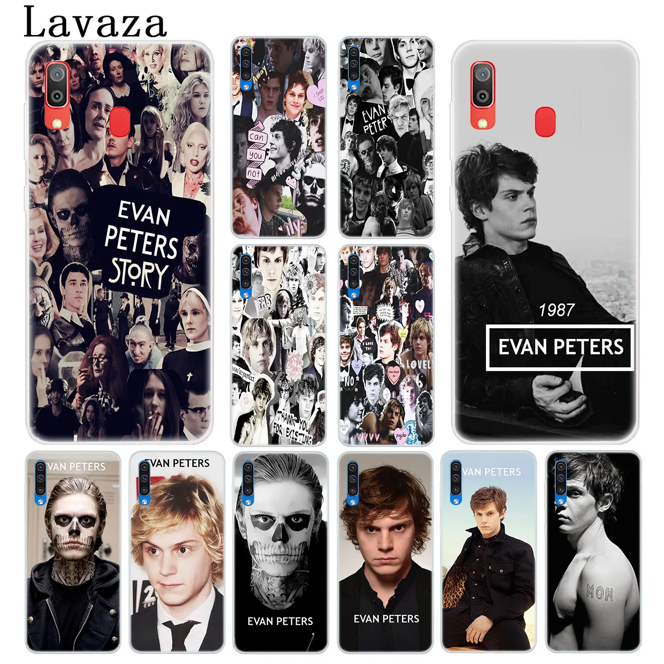 

Lavaza Evan Peters Hard Transparent Phone Case for Samsung Galaxy A10 A20 A30 A40 A50 A60 A70 M40 M30 M20 M10 Cover