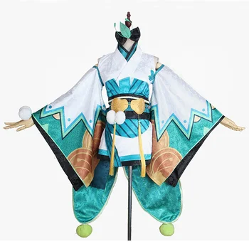 

Hotaru Kei Cosplay Onmyoji Japanese Ying Cao Kimono Costume with hair accessory