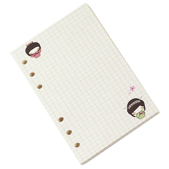 

45 sheets 6 holes A5 Cute diary refills spiral notebook replace inner core color core loose leaf school planner 11 Types