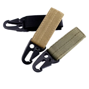 

Belt backpack Molle strap buckle Carabiner Keychain llaveros Key Chain Bag Holder chaveiro Hook Car Tool webbing bushcraft hang