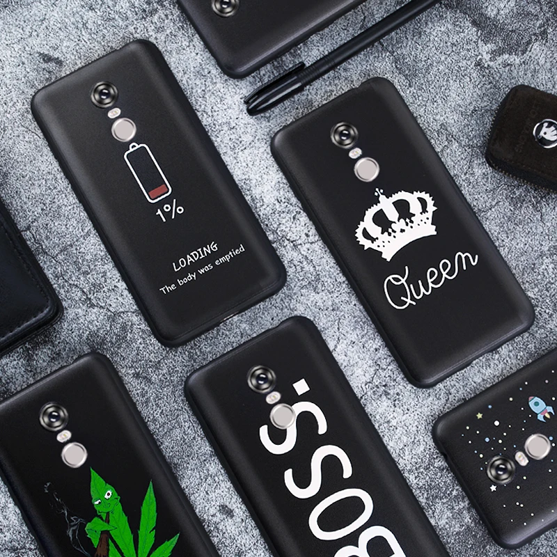 

Phone Case For Xiaomi Note 5 Pro Case Mi A2 6X Mix 3 A2 Lite 6 Pro Note 6 4X 5A 5 Plus 4A S2 4 Matte Patterned Black Luxury Case