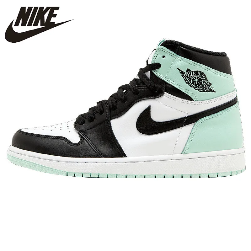 

Nike Air Jordan 1 Retro High OG NRG AJ1 Men's Basketball Shoes Mint Green,comfortable Outdoor Sports Shoes 861428 100