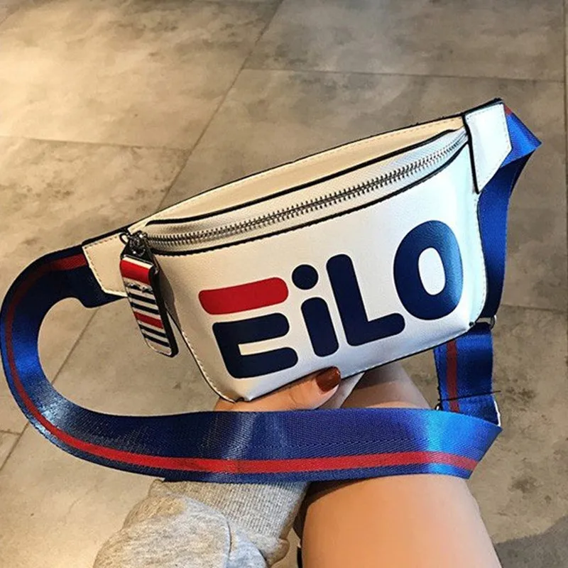 

2019 Fashion Fanny Pack Leather Waist Bag Women Fanny Packs Letter Waist Packs Belt Bag Female Chest Handbag Drop ship 5 colour