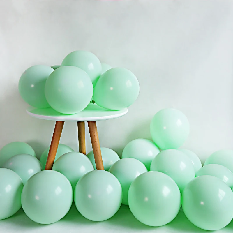 5 м воздушные шары аксессуары баллон цепи шары на день рождения или свадьбу Декорации для фона Babyshower вечерние шары цепь Арка Декор - Цвет: 10pcs green