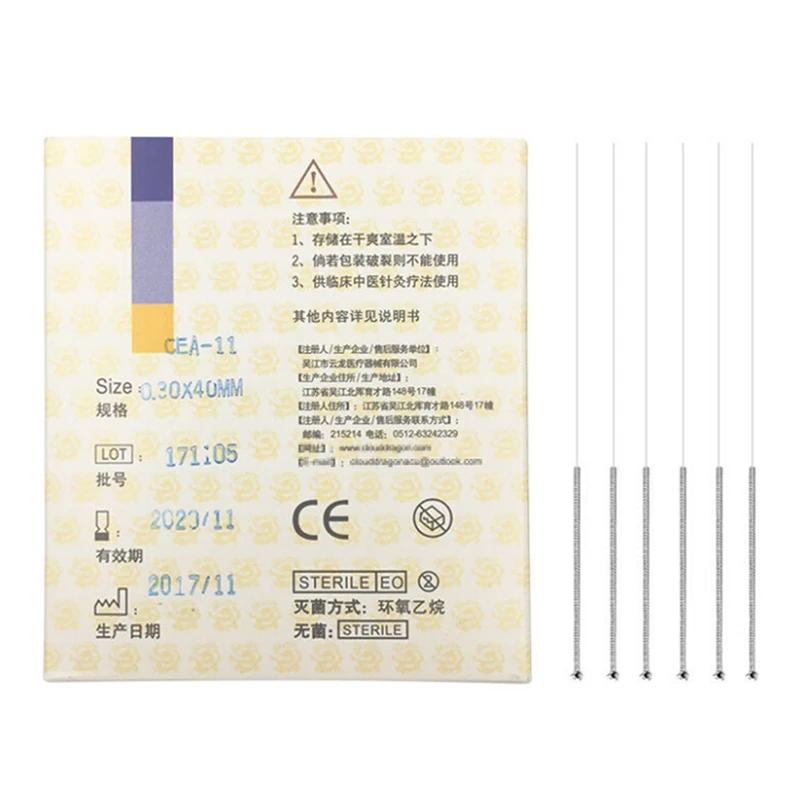 100pcs/box Disposable Sterile Acupuncture Needle Sterile Acupunture Asepsis For Ears Skin Detox Acupuncture Needles 100pcs/box Disposable Sterile Acupuncture Needle Sterile Acupunture Asepsis For Ears Skin Detox Acupuncture Needles