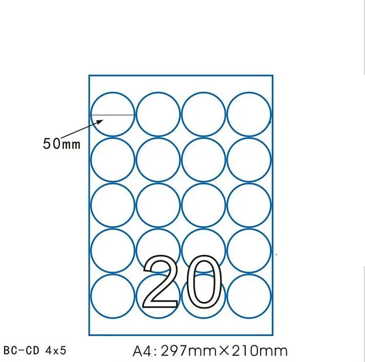 Nombrar melocotón Debilitar 50 hojas, etiqueta redonda blanca, pegatinas circulares en blanco para  impresora de inyección de tinta y láser, etiquetas autoadhesivas de  diámetro 50mm|pegatinas| - AliExpress