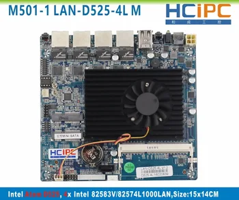 

HCiPC M501-11 LAN-D525-4L Atom D525 4LAN Multi LAN Firewall Motherboard,4LAN Router,Firewall System,Server PC,Free shipping