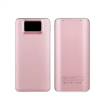 

30000mAh Power Bank LCD Portable Powerbank Dual USB LCD External Battery Pack Charger Powebank For Xiaomi MI iPhone X Note 8