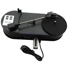 2017 new turntable player convert vinyls to mp3 file easy to connection with USB disk or Micro SD Card Free shipping
