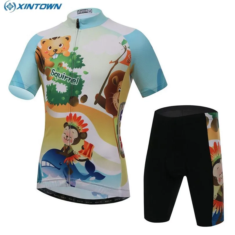 XINTOWN Boys Girls Riding Outdoor Wear Ropa Ciclismo Bike Short Sleeve Children Cycling Jersey Kids Shorts Set S-XXL boys-bike : image XINTOWN Boys Girls Riding Outdoor Wear Ropa Ciclismo Bike Short Sleeve Children Cycling Jersey Kids Shorts Set S-XXL boys-bike