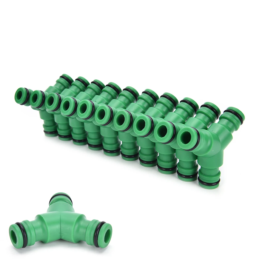 

Excellent Quality Plastic Y-Piece 3 Ways Water Hose Pipe Tube Connector Joiner Air Water Splitter Garden Water Connectors 1Pcs