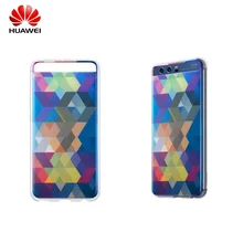 Официальный huawei P10 P10 Plus цветной, мягкий, из ТПУ чехол с живым ромбовидным узором силиконовый чехол для телефона для huawei P10