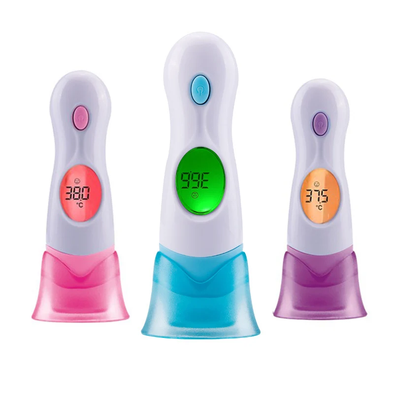 

4 in 1 Baby Adult Digital LCD Ear Forehead Ambient Clock IR Infrared Thermometer Health Monitors Multifunctional Infrared
