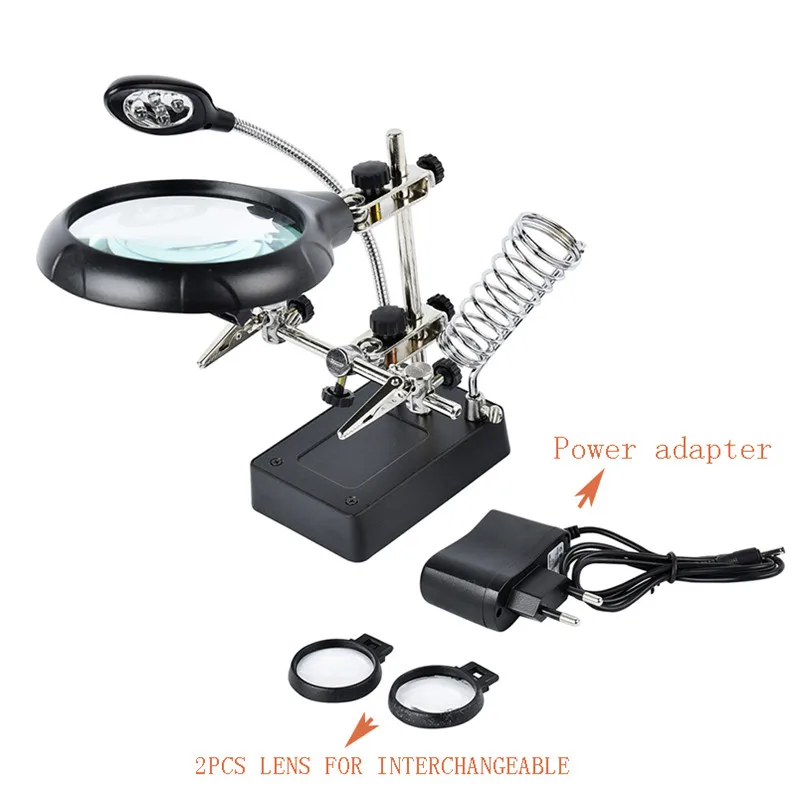 Soldering Stand Magnifying Glass N16129-C (2)