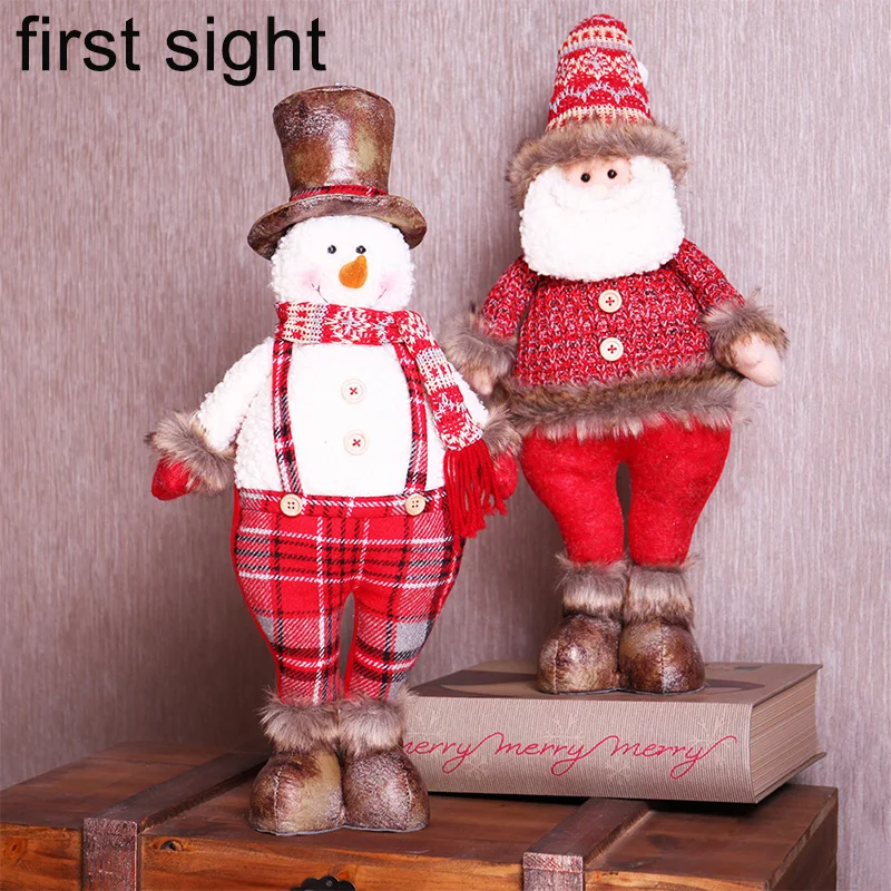 

Christmas toy cartoon doll plush doll Christmas decoration home decorations Christmas party decoration children friends gifts
