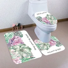 3 шт цветной рисунок нескользящий коврик для ванной комнаты кухонный коврик для двери декор ковер коврик нескользящий присоска коврик для ванной