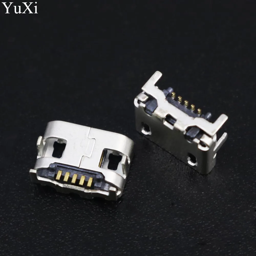 YuXi 5P 5pin мини USB разъем для зарядки большой Ox рожок зарядный порт Micro 7 2*6 6