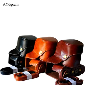 

New Pu Leather Camera Case Bag For FujiFilm XT2 X-T3 Fuji XT3 X-T2 18-55mm lens Camera Video Full Cover