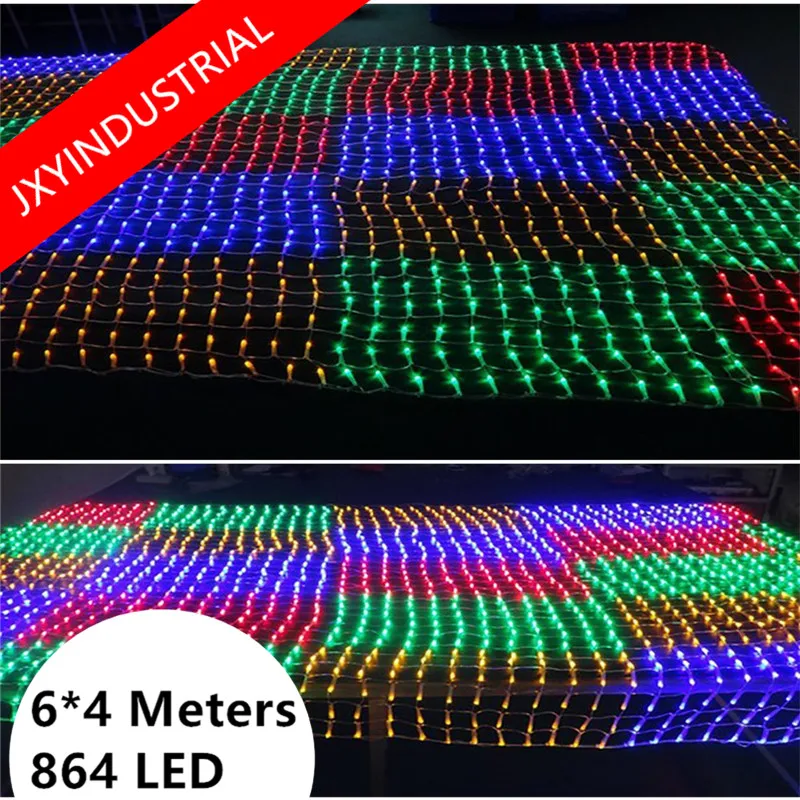 3 м x 2 200 Led 220 в супер яркий чистая сетка Новогодняя гирлянда новый год сад