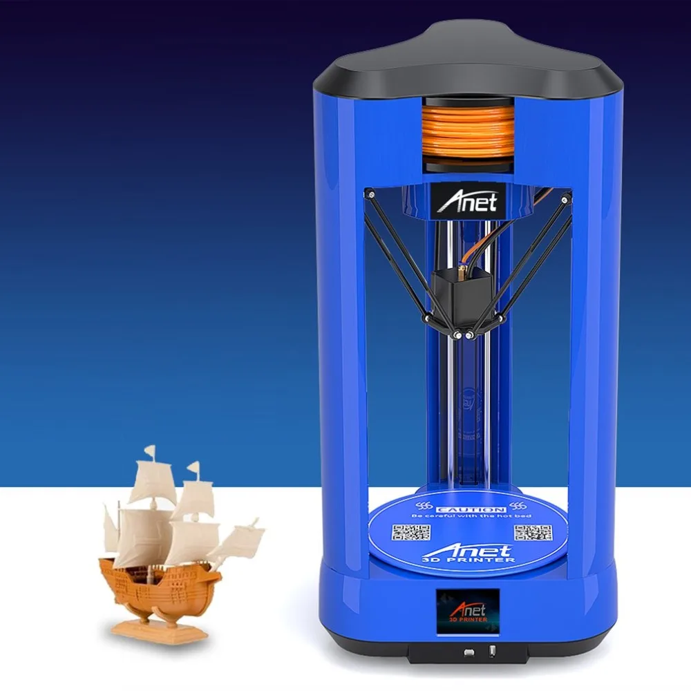 

LCD Display Professional 3D Printer High Precision Metal Plastic Frame Small Printing Size DIY 3D Printer Kit