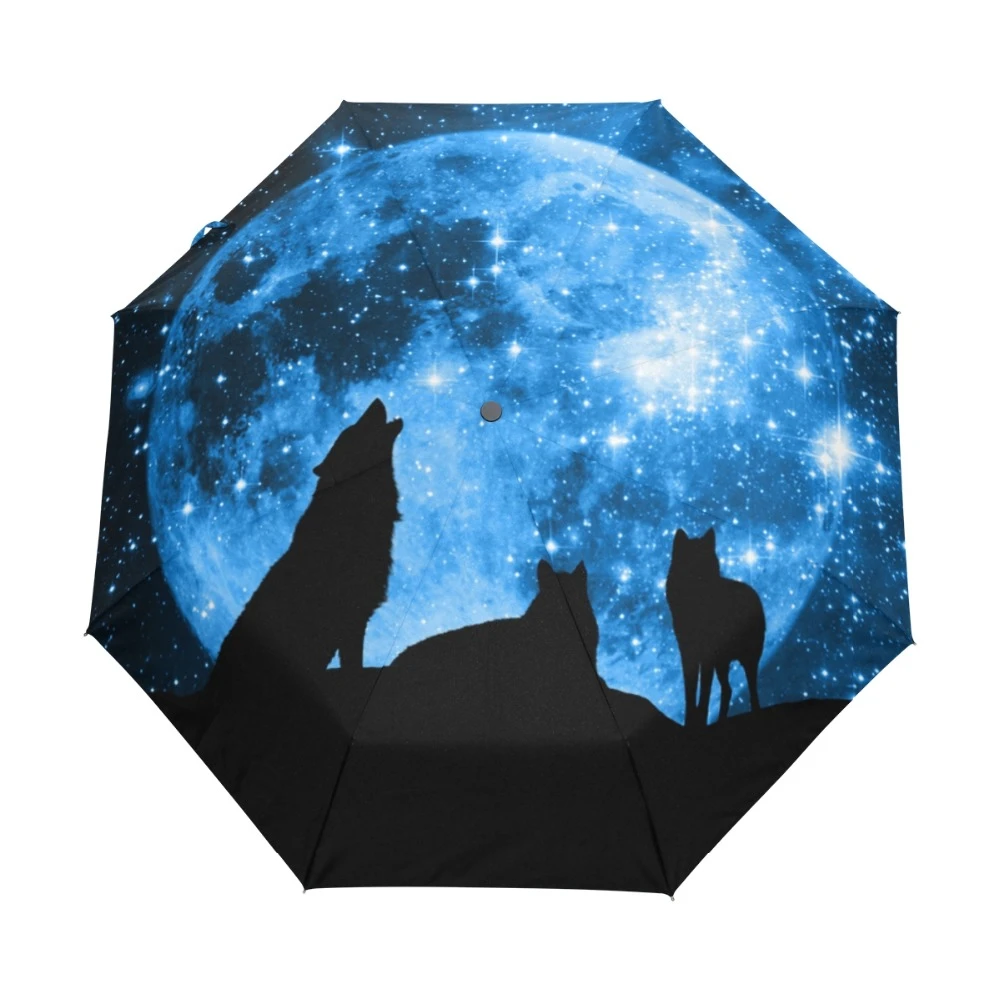 Wolves Of The Full Moon Starry Sky Umbrella Three Folding Full Automatic Run Rain Children Umbrella Windproof Anti Uv Umbrellas Anti Uv Umbrella Umbrella Windproofuv Umbrella Aliexpress Wolves Of The Full Moon Starry Sky Umbrella Three Folding Full Automatic Run Rain Children Umbrella Windproof Anti Uv Umbrellas Anti Uv Umbrella Umbrella Windproofuv Umbrella Aliexpress