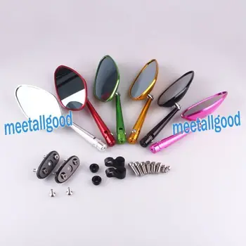 

1Pair Motorbike Rearview Rear Veiw Side Mirrors For SUZUKI GS 600 1200 S BANDIT / GSXR600 GSXR750 GSXR1000 SV650 SV1000 S