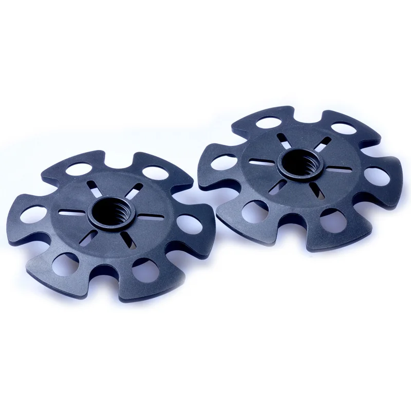 Trekking Pole font b Hiking b font Stick Snowflake Basket Black 2 Pieces Pack Free Shipping