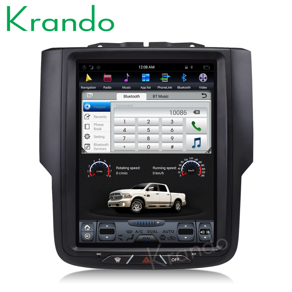 Top Krando Android 7.1 10.4" Tesla Vertical screen car audio radio multimedia system for Dodge Ram 1500 2014-2018 gps navigation 4 Top Krando Android 7.1 10.4" Tesla Vertical screen car audio radio multimedia system for Dodge Ram 1500 2014-2018 gps navigation 4