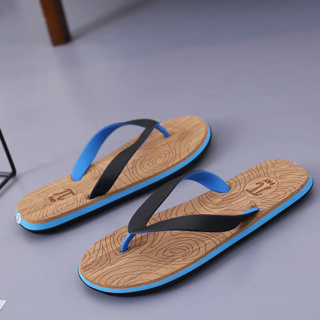 Г., брендовые летние пляжные вьетнамки, мужские шлепанцы Мужские сандалии на плоской подошве уличная резиновая пляжная обувь Apr3
