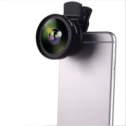 1 шт. Универсальный 2 в 1 37 мм разъем 49 мм УФ 0.45X широкоугольный + 12.5X макрообъектив для samsung s5 s6 s7 телефон Камера черный оптовая продажа