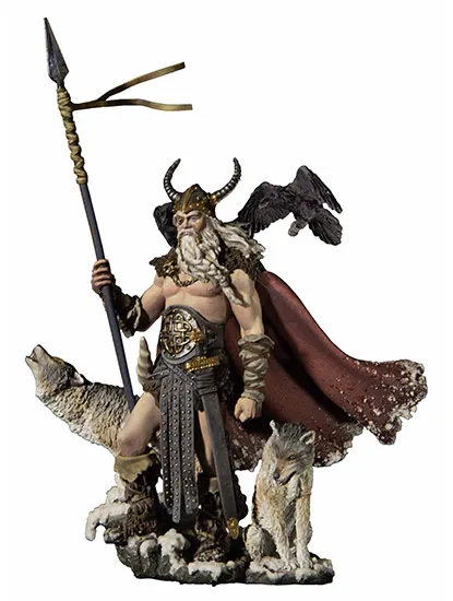 

1/32 Scale 54mm Resin figure Building Kit Odin God of War