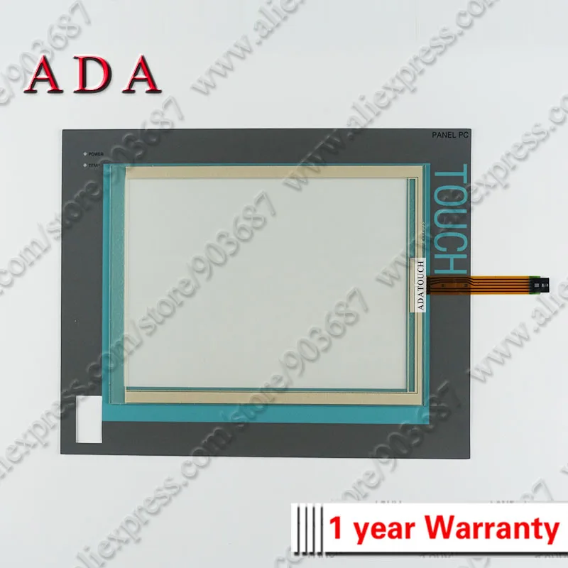 Панель сенсорного экрана стекло дигитайзер для 6AV7890-0AB00-1AB0 IPC677C 1" сенсорный с фронтальной накладкой(защитная пленка