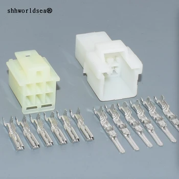 

shhworldsea 2.3mm 6 Pin 6090-1218 6090-1149 Male And Female Electrical Motorcycle Cable Harness Connector With Terminals