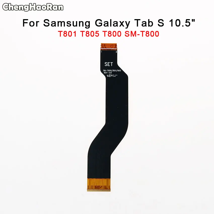 ChengHaoRan для samsung Galaxy Tab S 10,5 SM-T800 T801 T805 SIM держатель для карт usb зарядный порт ЖК-дисплей Разъем гибкий кабель