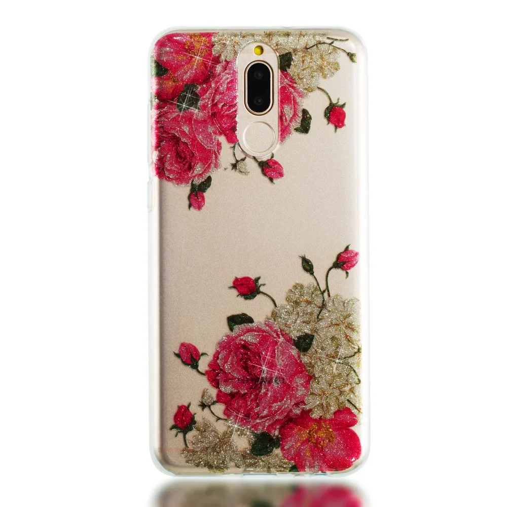 Чехлы с рисунком для huawei mate10lite mate10pro P9litemini Блестящий Мягкий силиконовый чехол из