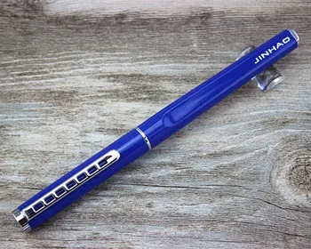 

The latest sales champion JINHAO 699 Blue Fountain Pen 0.38 Nib Iridium Point Pen Silver clip Trim