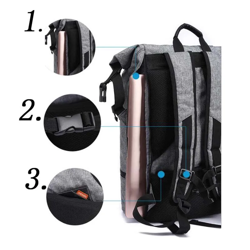 2019 كبير قدرة الرجال السود الظهر 17 بوصة محمول السفر أكياس للرجال المياه Resistent الطلاب حقيبة Daypacks للمراهقين 2019 كبير قدرة الرجال السود الظهر 17 بوصة محمول السفر أكياس للرجال المياه Resistent الطلاب حقيبة Daypacks للمراهقين