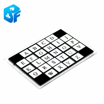 

Alphabet Choice Card prediction cards prophecy close up magic tricks magic props