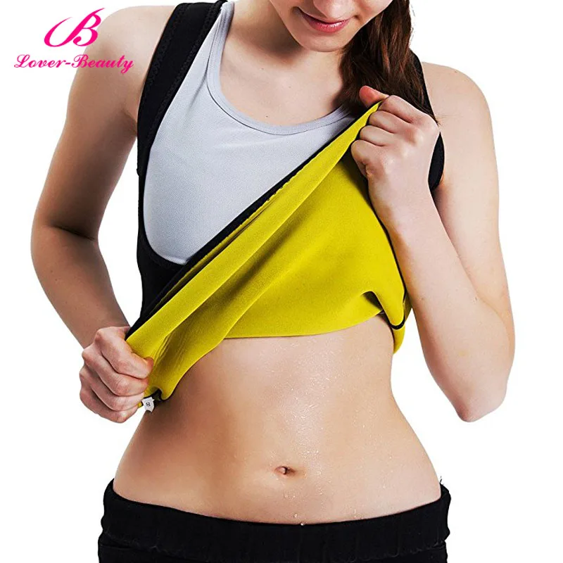 

Lover Beauty Dropship Body Shaper Tummy Fat Burner Sweat Tank Top Weight Loss Workout Shapewear Neoprene Sauna Waist corset